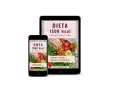 Na ekranach telefonu i tabletu widoczna jest dieta 1500 kcal. Zawiera zalecenia, porady i ćwiczenia z psychodietetyki.