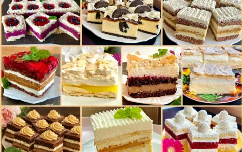 Pyszne, niespotykane ciasta: sernik z Oreo, kostki z kremem, torty owocowe i czekoladowe. Raj dla łasuchów!