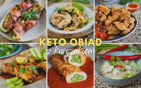 Szybki obiad keto: faszerowana cukinia, kurczak z szparagami, skrzydełka i inne pyszności.