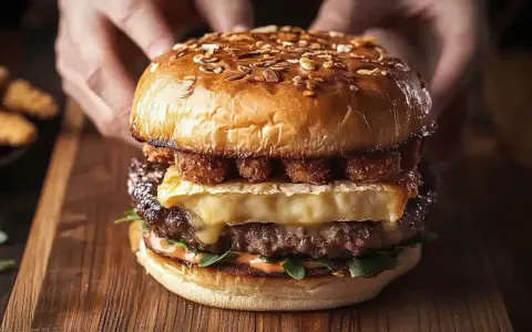 Burger Drwala w domu: Jak usmażyć ser, by nie wypłynął?