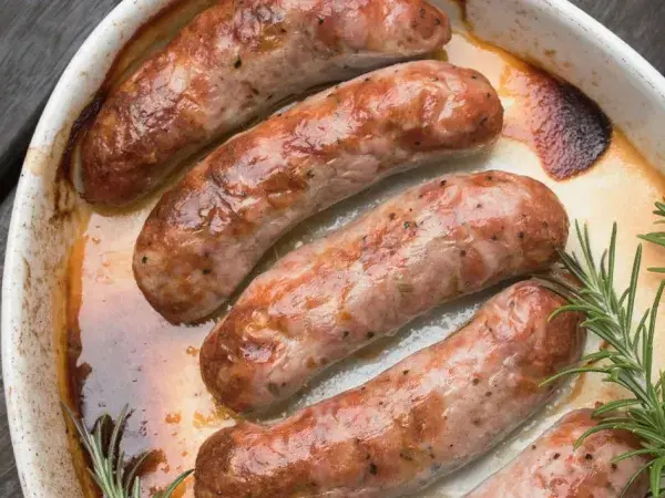 Ile piec białą kiełbasę surową, aby była soczysta i smaczna?